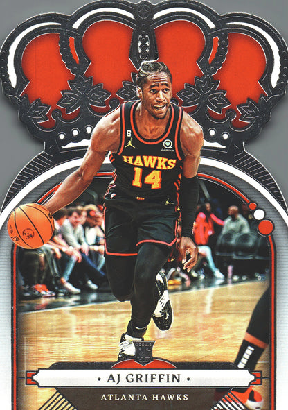 2022 Panini Crown Royale AJ Griffin RC #46 Atlanta Hawks