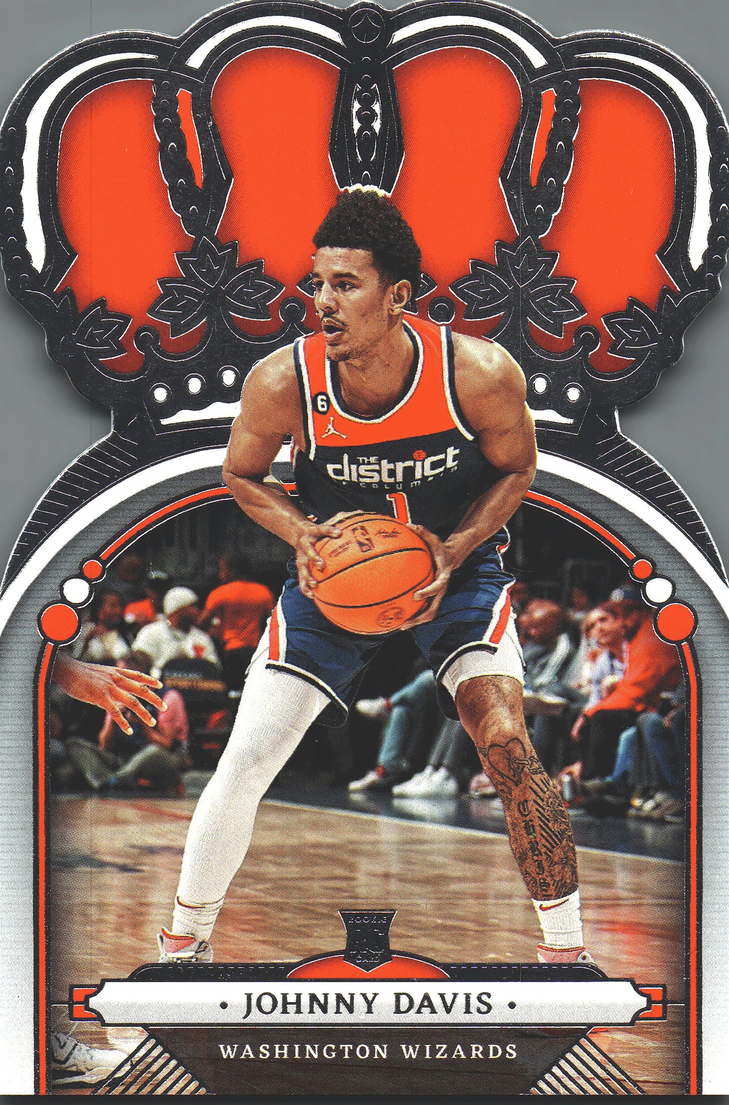 2022 Panini Crown Royale Johnny Davis RC #75 Washington Wizards