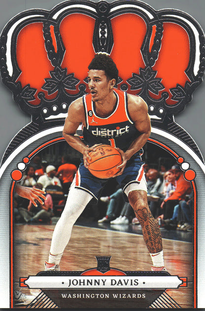 2022 Panini Crown Royale Johnny Davis RC #75 Washington Wizards