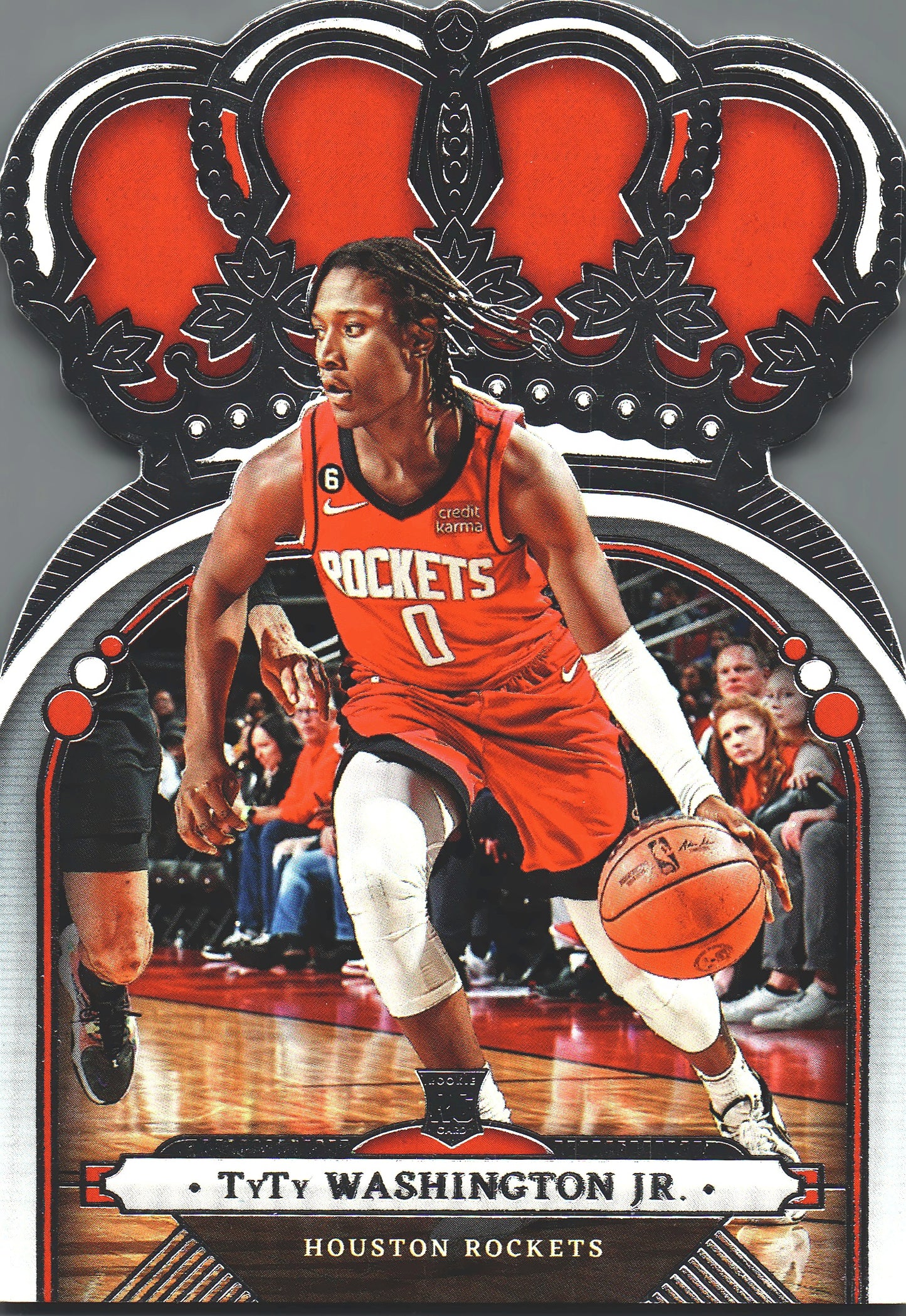 2022 Panini Crown Royale TyTy Washington Jr. RC #12 Houston Rockets
