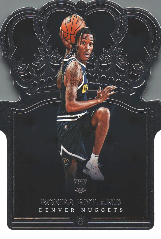 2021 Panini Crown Royale Bones Hyland RC #15 Denver Nuggets