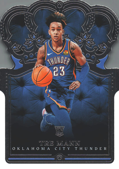 2021 Panini Crown Royale Tre Mann RC #33 Oklahoma City Thunder