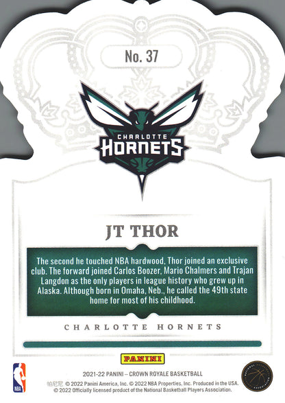 2021 Panini Crown Royale JT Thor #37 Charlotte Hornets