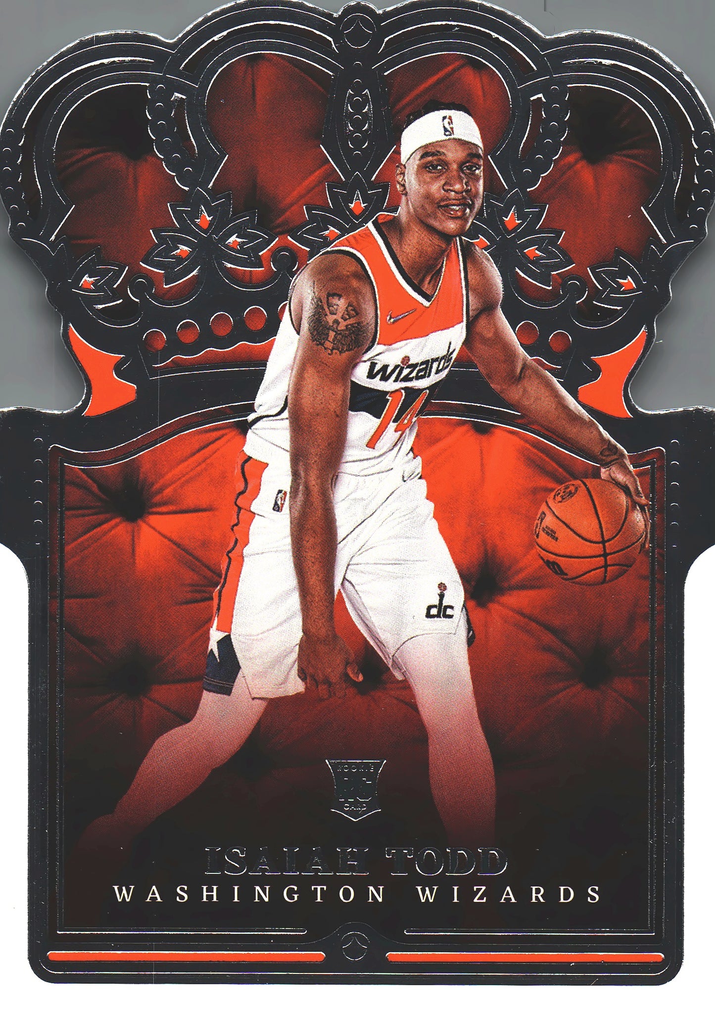 2021 Panini Crown Royale Isaiah Todd #47 Washington Wizards