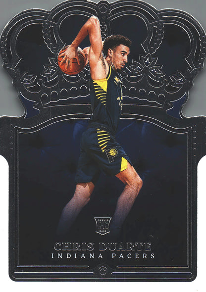 2021 Panini Crown Royale Chris Duarte RC #81 Indiana Pacers