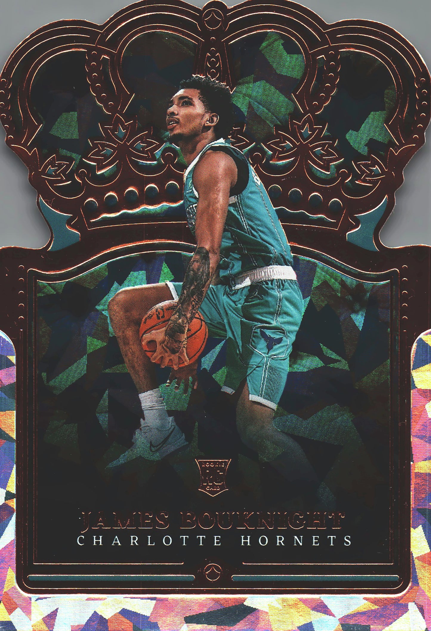 2021 Panini Crown Royale Crystal James Bouknight RC #61 Charlotte Hornets