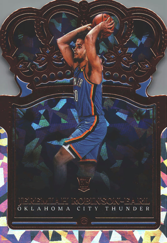 2021 Panini Crown Royale Crystal Jeremiah Robinson-Earl RC #65 Oklahoma City Thunder