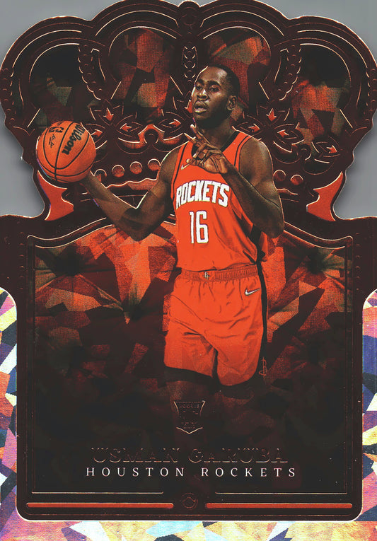 2021 Panini Crown Royale Crystal Usman Garuba RC #83 Houston Rockets