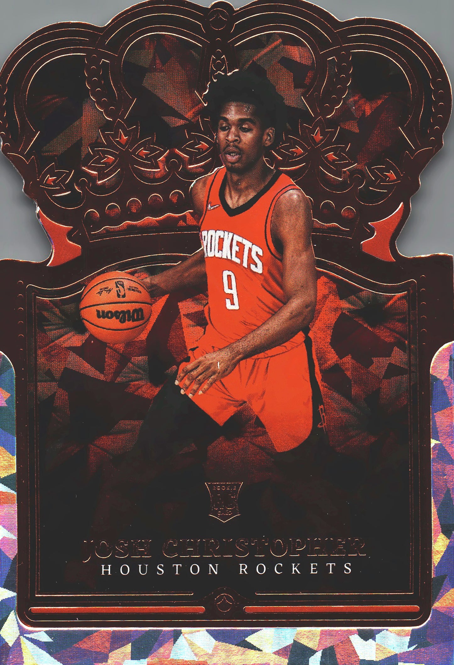 2021 Panini Crown Royale Crystal Josh Christopher RC #93 Houston Rockets