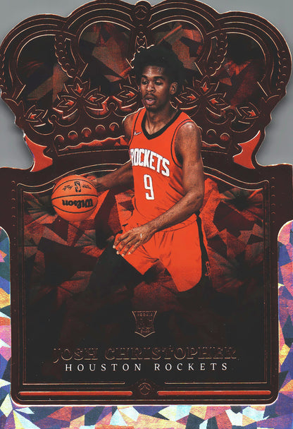 2021 Panini Crown Royale Crystal Josh Christopher RC #93 Houston Rockets