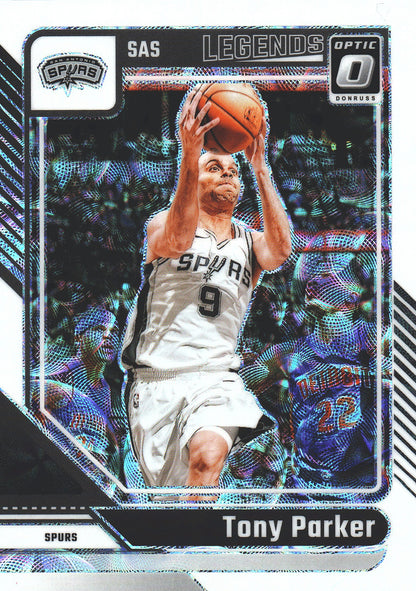 2024 Panini Donruss Optic White Scope /15 Tony Parker #235 San Antonio Spurs