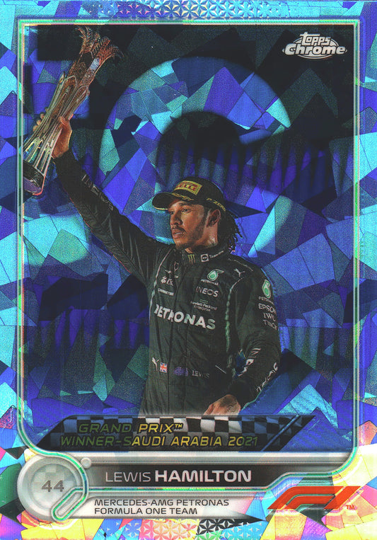 2022 Topps Chrome Sapphire Formula 1 Lewis Hamilton #171 Mercedes