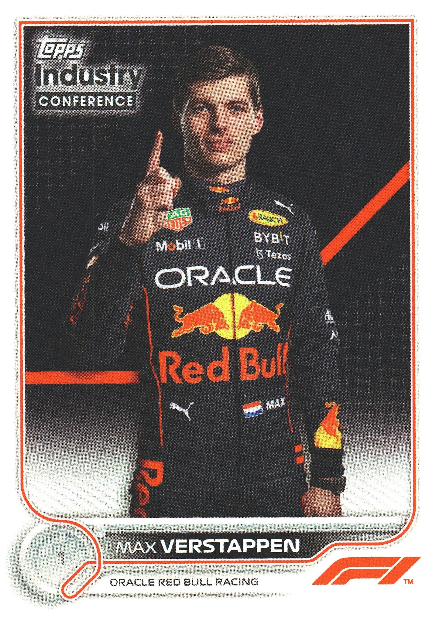 2023 Topps Formula 1 Industry Conference Max Verstappen #F1-1 Red Bull Racing