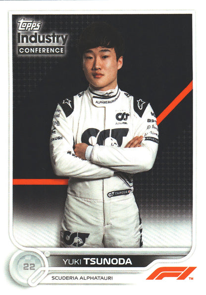 2023 Topps Formula 1 Industry Conference Yuki Tsunoda #F1-15 AlphaTauri