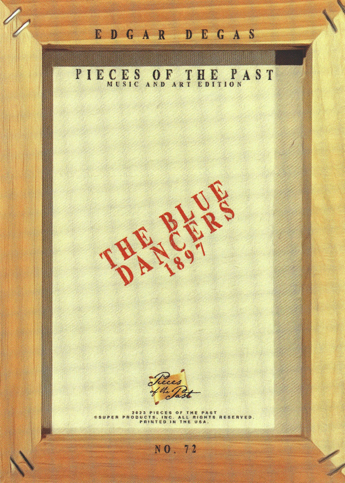 2024 Pieces of the Past Edgar Degas The Blue Dancers 1897 #72