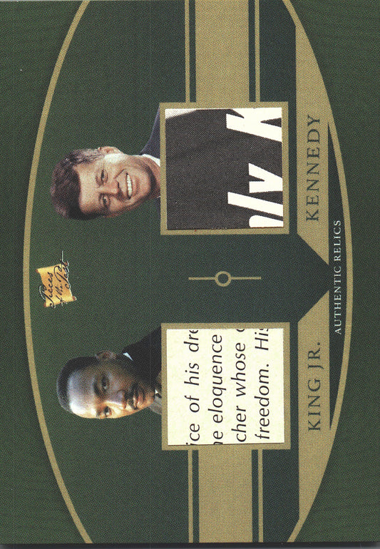 2024 Pieces of the Past Dual Relic Martin Luther King Jr/JF Kennedy #DSR-KJK