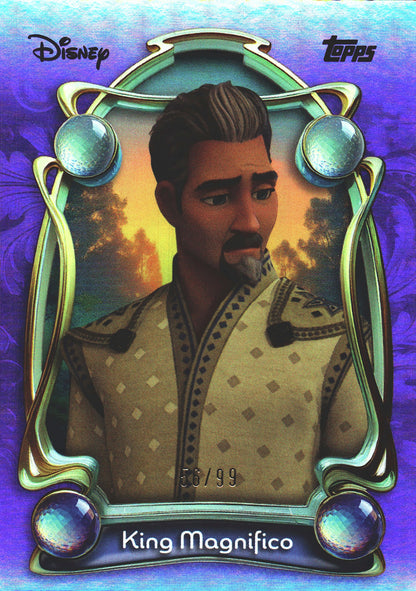 2025 Topps Disney Wonder King Magnifico Purple Foil /99 #100