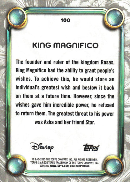 2025 Topps Disney Wonder King Magnifico Purple Foil /99 #100
