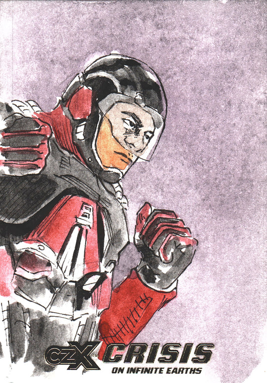 2021 Cryptozoic CZX Crisis on Infinite Earths Sketch 1/1 Arnaldo Sampaio