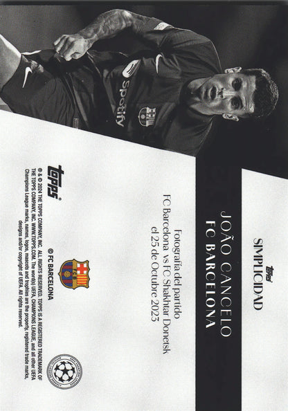 2023 Topps Simplicidad UCC Joao Cancelo FC Barcelona