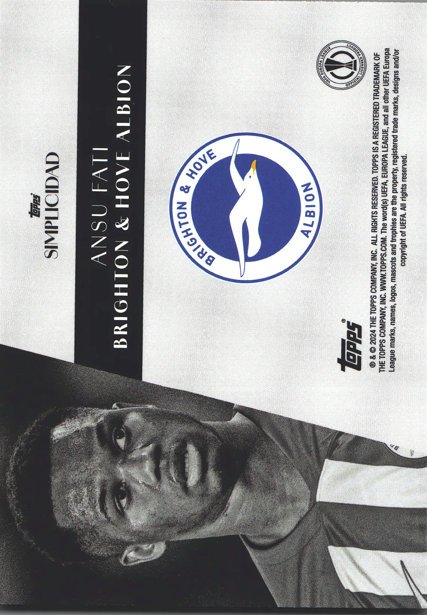 2023 Topps Simplicidad UCC Ansu Fati Brighton