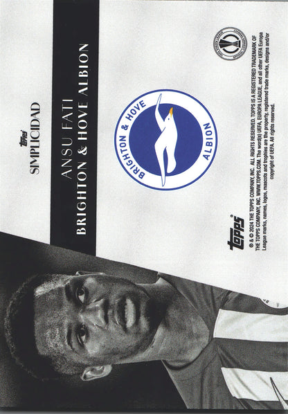 2023 Topps Simplicidad UCC Ansu Fati Brighton