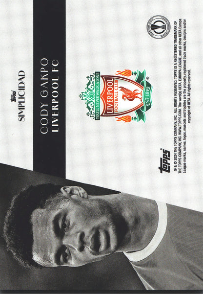 2023 Topps Simplicidad UCC Cody Gakpo Liverpool