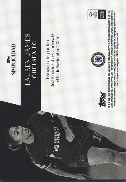 2023 Topps Simplicidad UCC Lauren James Chelsea Women