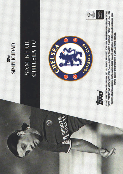 2023 Topps Simplicidad UCC Sam Kerr Chelsea Women