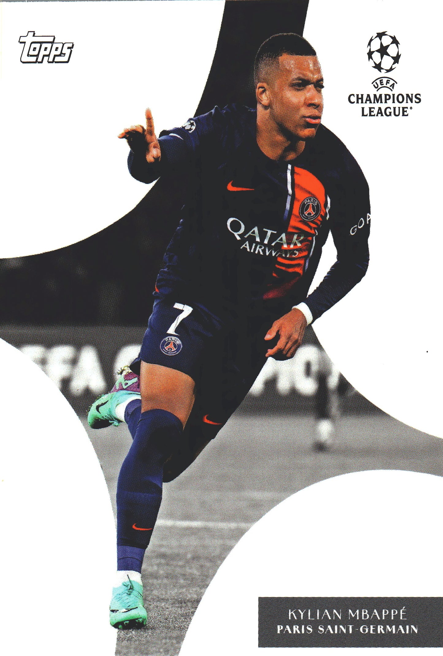 2023 Topps Simplicidad UCC Kylian Mbappe Paris Saint-Germain