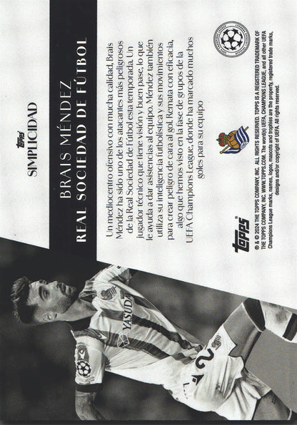 2023 Topps Simplicidad UCC Brais Mendez Real Sociedad