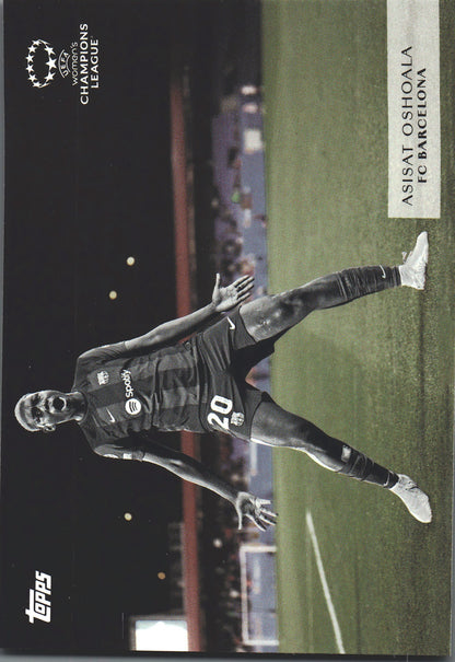 2023 Topps Simplicidad UCC Asisat Oshoala FC Barcelona Femeni