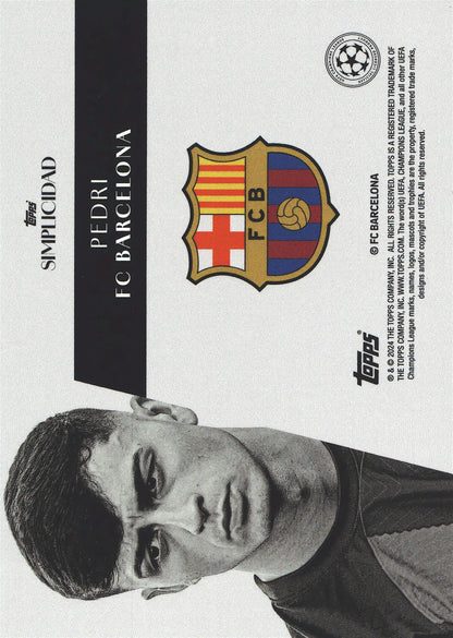 2023 Topps Simplicidad UCC Pedri FC Barcelona