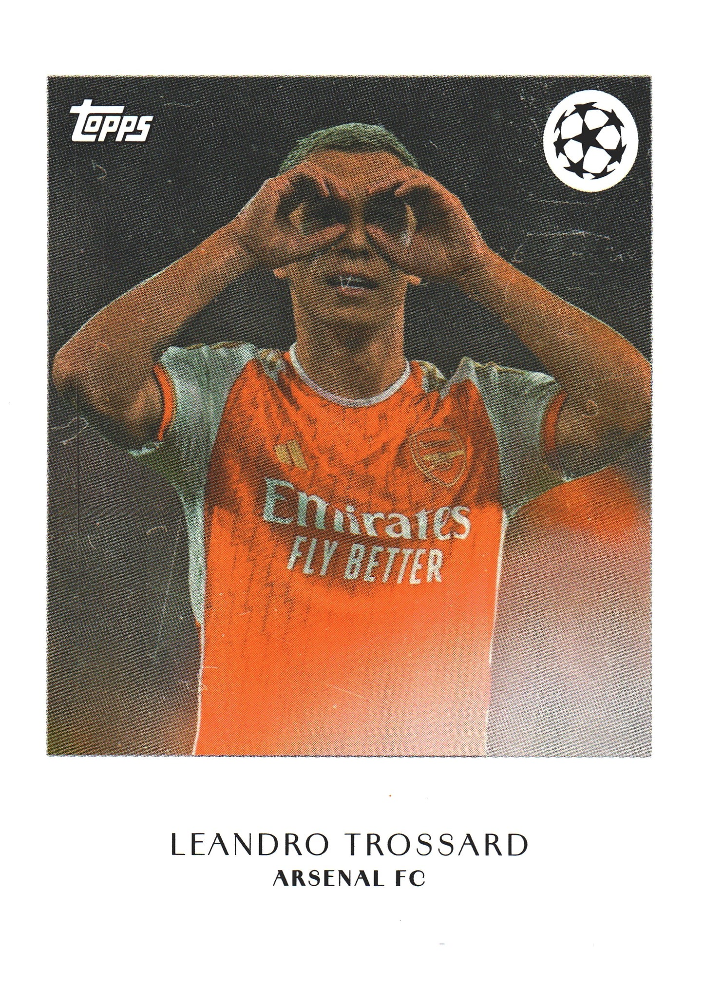 2023 Topps Simplicidad UCC Leandro Trossard Arsenal