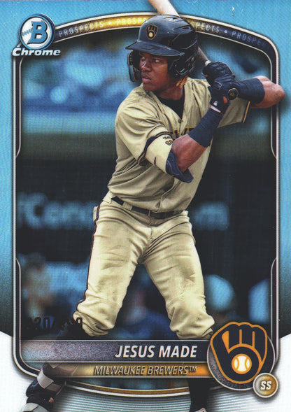 2024 Topps Bowman Chrome Prospect Jesus Made /499 #BCP-245 Milwaukee Brewers