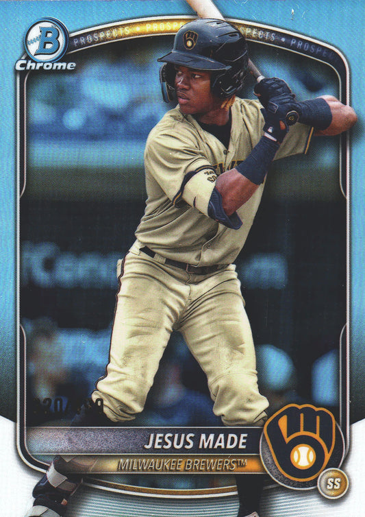 2024 Topps Bowman Chrome Prospect Jesus Made /499 #BCP-245 Milwaukee Brewers