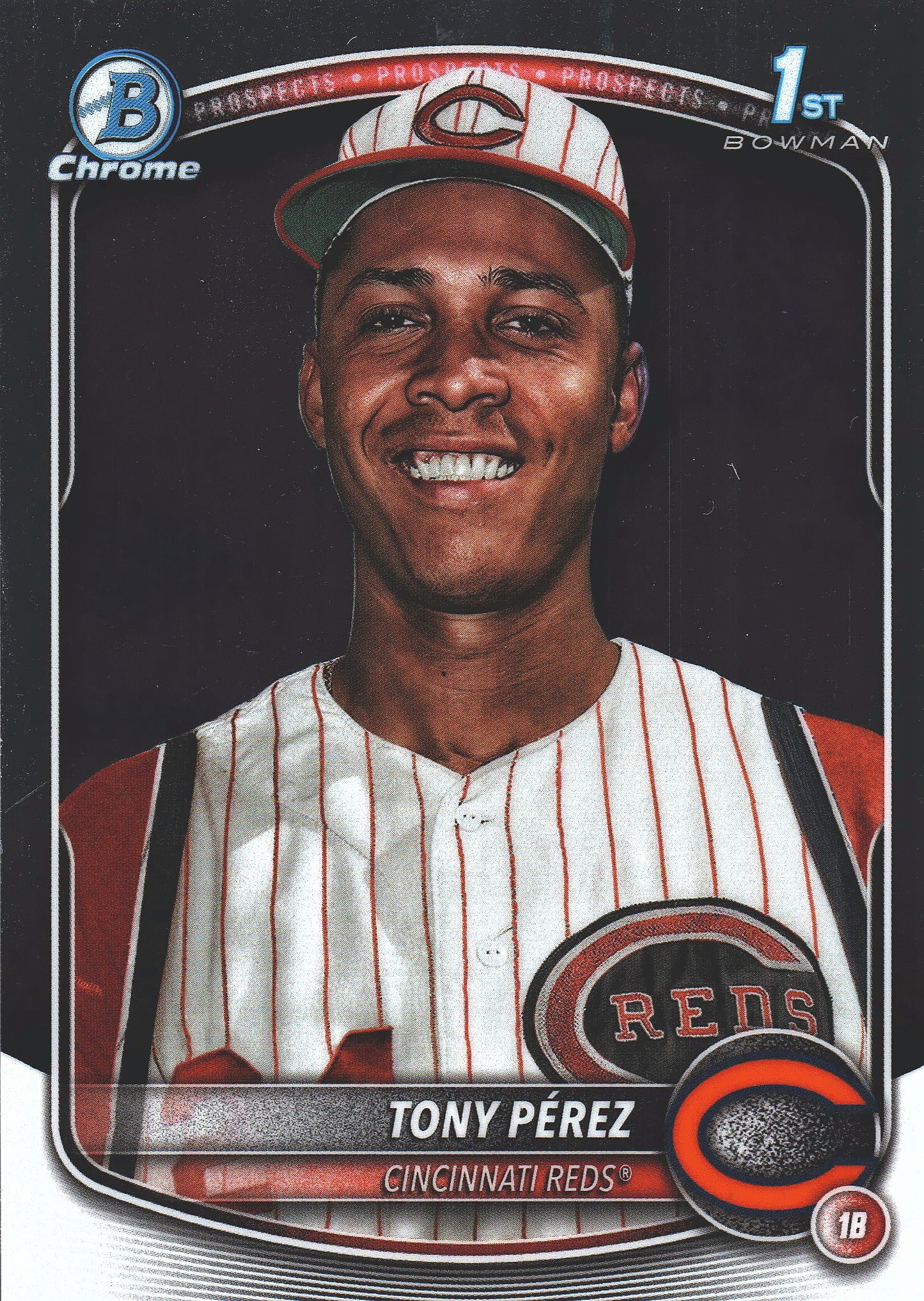 2025 Topps Bowman Chrome Tony Perez 1st Bowman SP #BCP-254 Cincinnati Reds