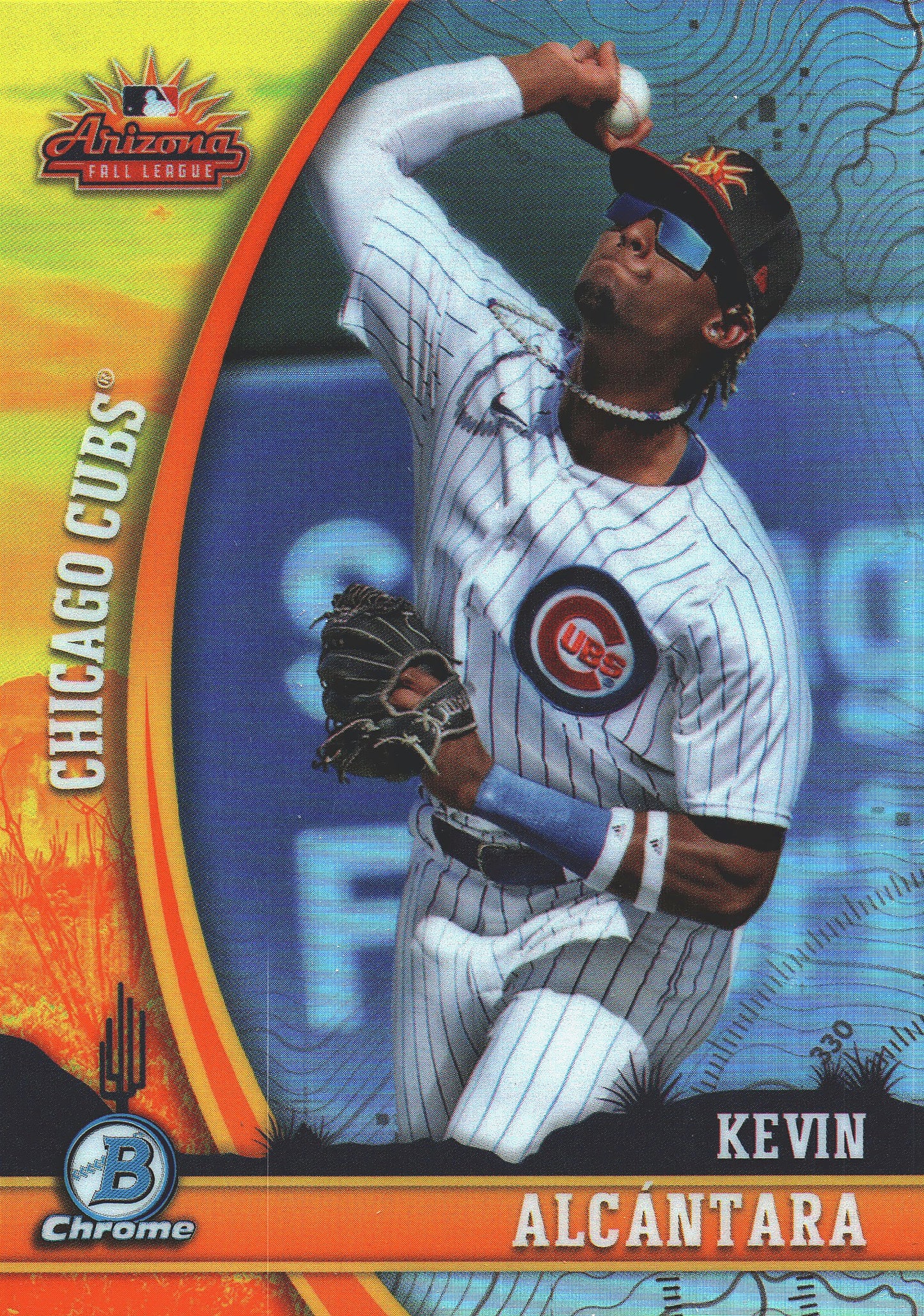 2024 Topps Bowman Chrome AFL Fall Stars Kevin Alcantara #AFLS-6 Chicago Cubs