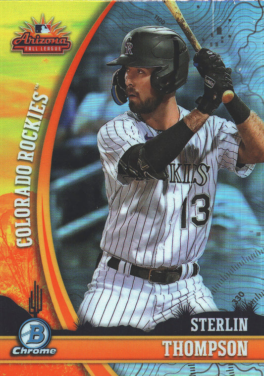 2024 Topps Bowman Chrome AFL Fall Stars Sterlin Thompson #AFLS-8 Colorado Rockies