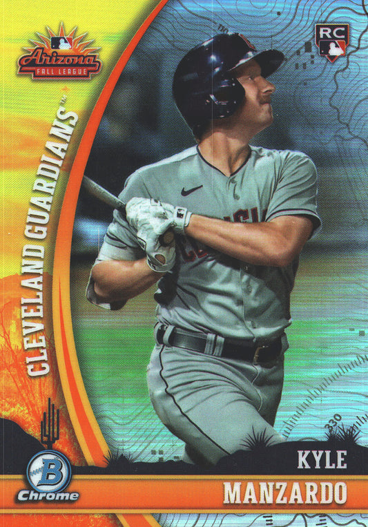 2024 Topps Bowman Chrome AFL Fall Stars Kyle Manzardo #AFLS-14 Cleveland Guardians