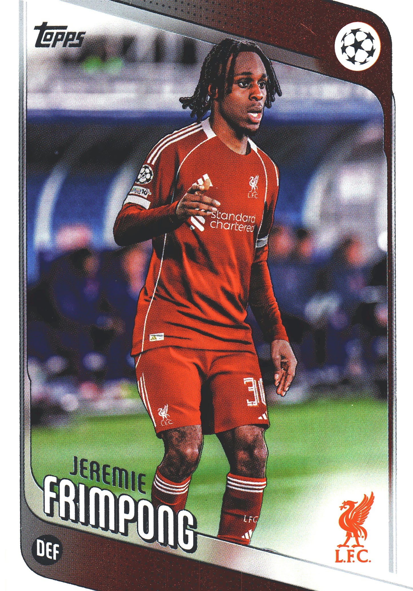 2025 Topps UCC Jeremie Frimpong #6 Liverpool