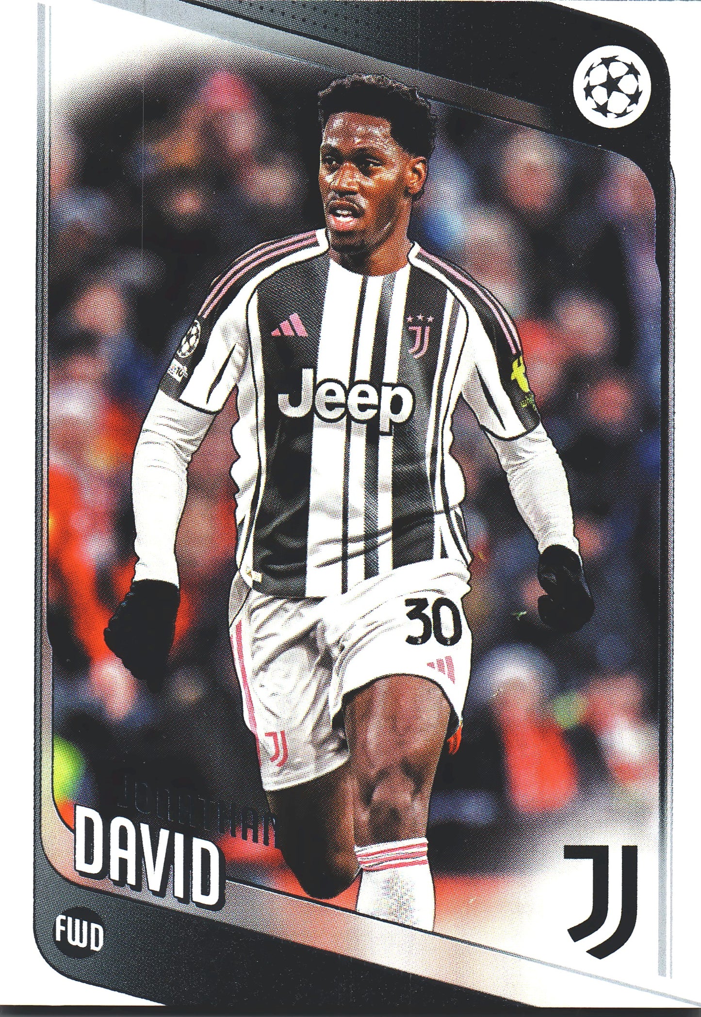 2025 Topps UCC Jonathan David #17 Juventus