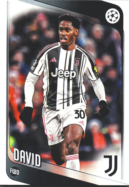 2025 Topps UCC Jonathan David #17 Juventus