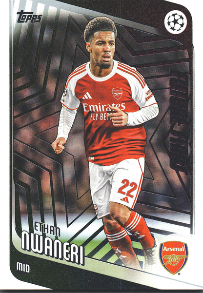 2025 Topps UCC Ethan Nwaneri Future Stars #21 Arsenal