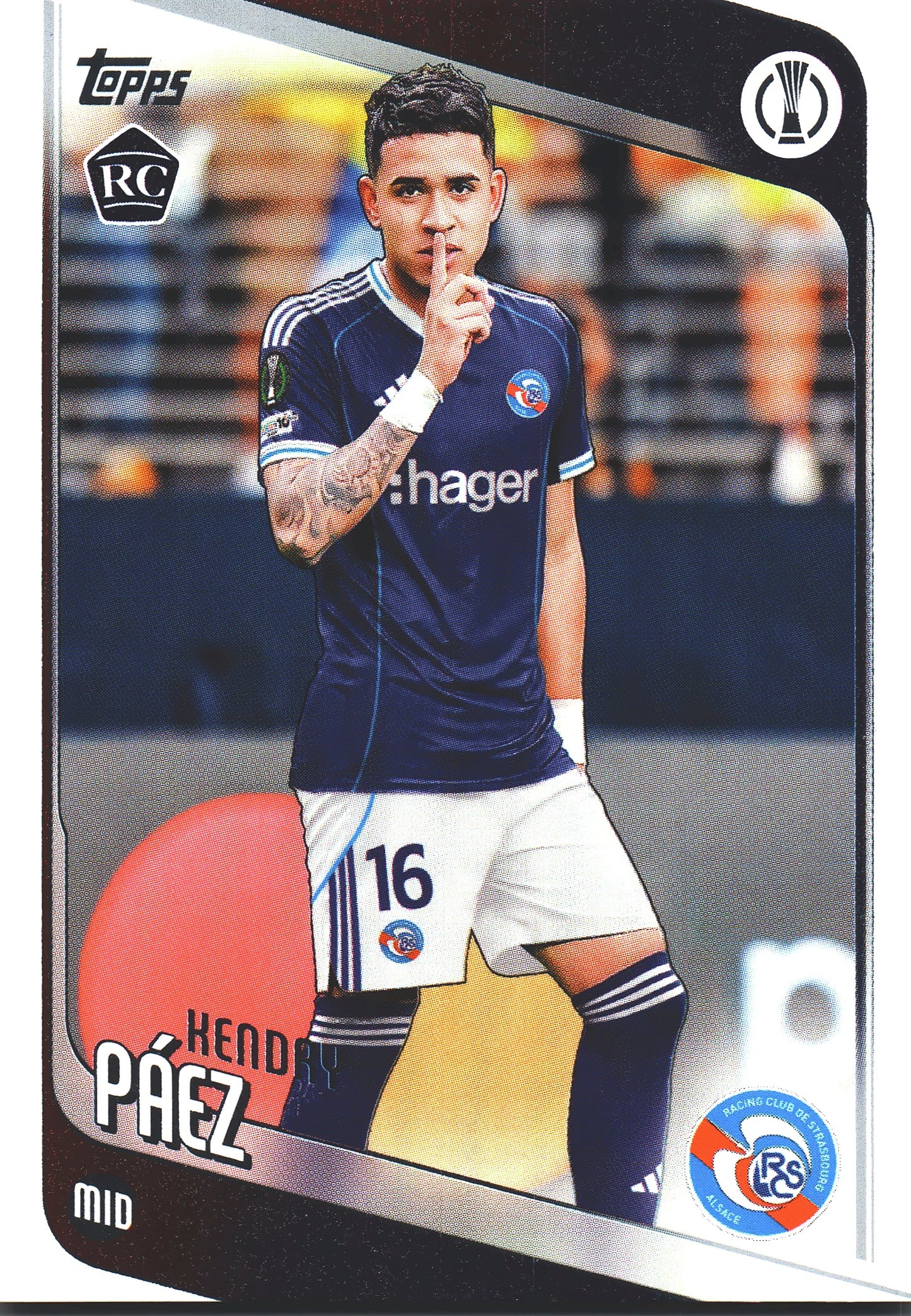 2025 Topps UCC Kendry Paez RC #29 RC Strasbourg