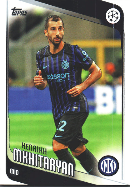 2025 Topps UCC Henrikh Mkhitaryan #57 Inter Milan