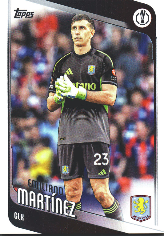2025 Topps UCC Emiliano Martinez #75 Aston Villa