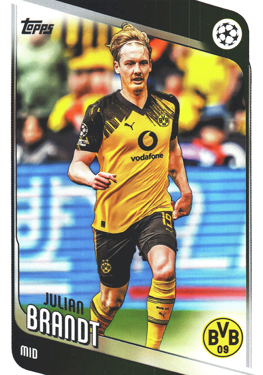 2025 Topps UCC Julian Brandt #81 Borussia Dortmund