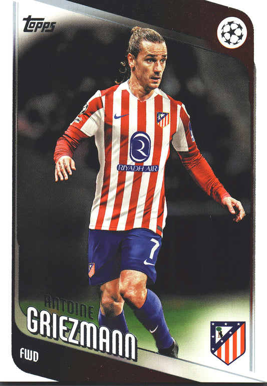 2025 Topps UCC Antoine Griezmann #82 Atletico Madrid