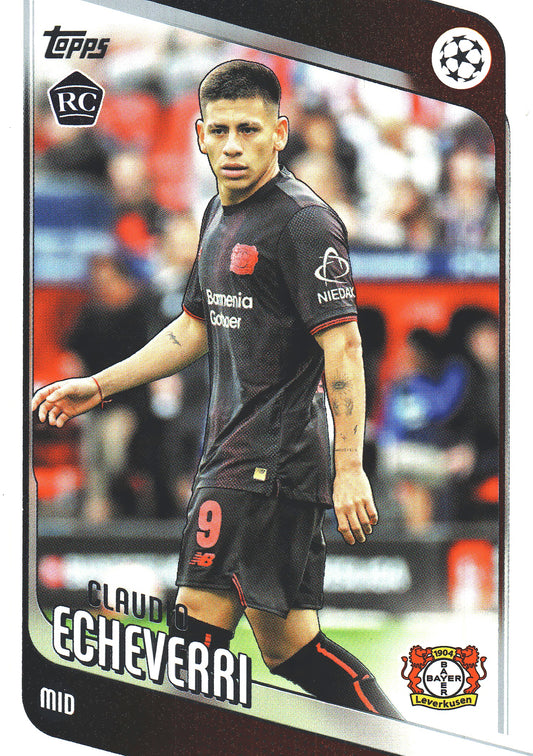 2025 Topps UCC Claudio Echeverri RC #84 Bayer Leverkusen